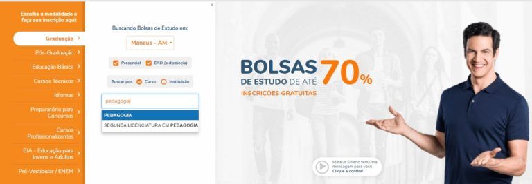  cursos técnicos Educa Mais Brasil