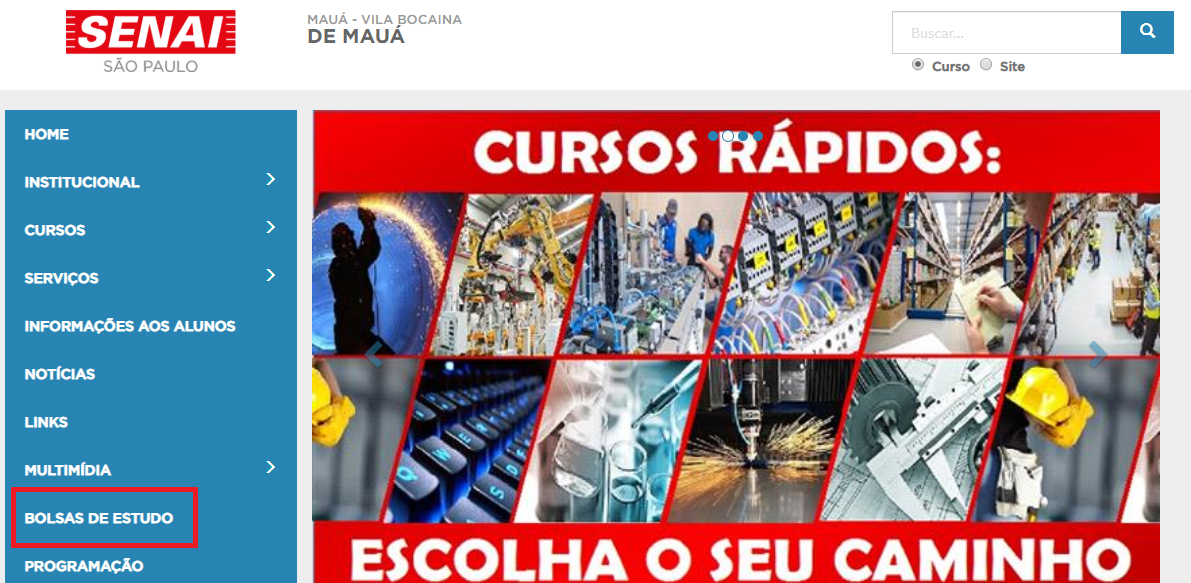 Inscrições SENAI Mauá